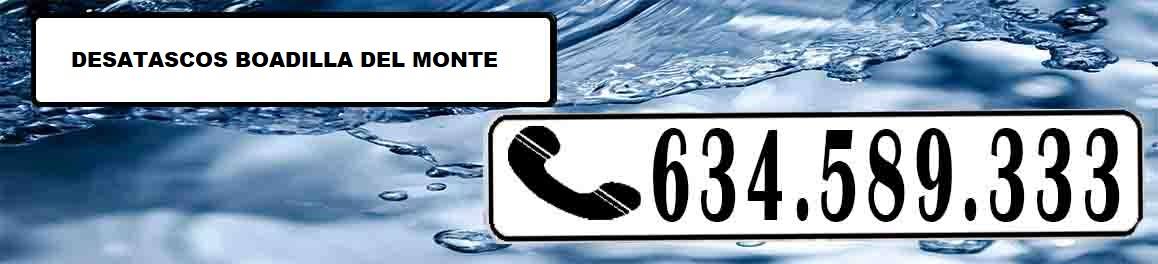 Desatascos Boadilla del Monte Urgentes